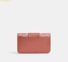  Ví Gập COACH Essential Slim Card Case In Signature Canvas Melon Pink CR542 