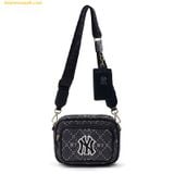  Túi Đeo Chéo MLB Monogram JQD New York Yankees 7ACRMD73N - 50BKS Đen Xám 