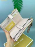  Ví Cầm Tay Michael Kors Jet Set Large Ombré Signature Logo Wristlet Hồng Nhạt 