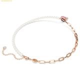  Dây Chuyền Swarovski Teddy pendant Crystal pearl, Bear, Pink, Rose gold-tone plated 5669166 