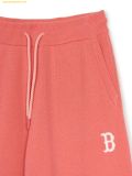  Quần Dài Ống Suông MLB Women's Varsity Sweater Wide Pants BOS (Pink) 3FPTV0344-43PKS 