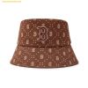  Mũ Bucket MLB Diamond Monogram Bucket Hat Boston Red Sox D.Brown 3AHTM063N-43BRD Nâu 