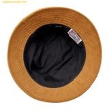  Mũ Bucket MLB Corduroy Bucket Hat CLE (Camel)S 3AHTC0136-45CAS Nâu 