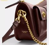  Túi Xách Đeo Vai Coach Twin Turnlock Waverly Bag - CDZ20 - Maple 