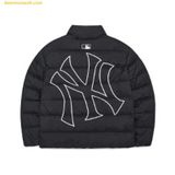  Áo Khoác Phao MLB Basic Mega Logo Short Padding NY 3ADJB0726-50BKS Đen 