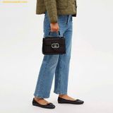 Túi Đeo Vai Coach Morgan Top Handle Satchel CN747 Màu Đen 