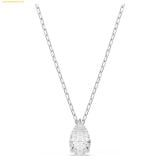  Bộ Dây Chuyền Và Lắc Tay Swarovski Stilla Attract set Pear cut, White, Rhodium plated 5569174 