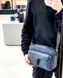  Túi Đeo Chéo Coach Warner Crossbody Bag In Signature Canvas CW217 Màu Xanh Navy 