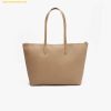  Túi Tote Lacoste Women's Large L.12.12 Concept Tote Beige 