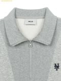  Áo Sweat MLB Basic Small Logo Fleece Half-zip Man-to-Man NYM (Melange Grey) 3AMTB0546-09MGS 