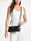  Túi Đeo Vai Michael Kors CARSON Convertible Pochette Shoulder Bag Small Black 