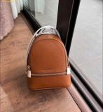  Balo Mini Michael Kors Rhea Extra-Small Pebbled Leather Backpack 35T5GRAB0L nâu 