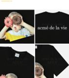  Áo Phông ADLV Baby Face Short Sleeve t-Shirt Donuts 1 Đen 
