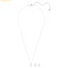  Bộ Dây Chuyền Và Lắc Tay Swarovski Stilla Attract set Pear cut, White, Rhodium plated 5569174 