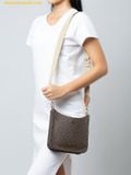  Túi Đeo Chéo Michael Kors Signature Briley Small Messenger Crossbody Brown 35S1G7M1B 