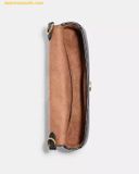  Túi Đeo Vai Coach Mini Grace Crossbody In Signature Canvas CC033 Brown Black Multi 