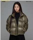  Áo Khoác Phao Lifework Women's Soft Air High Neck Short Down Jumper LW254DJ710 Màu Khaki 