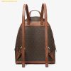  Balo Michael Kors MK Rhea Medium Signature Logo Backpack 35S5GRAB2B Nâu Logo 