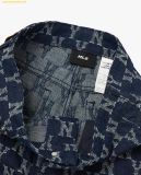  Quần Dài MLB Classic Monogram Stripe Jacquard Denim 3FDPM0424 