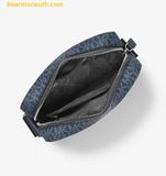  Túi Đeo Chéo Nam Michael Kors Cooper Signature Logo Flight Bag 37F2LCOL6J Navy 