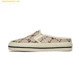  Dép Sục MLB Mule Dia Monogram New York Yankees Beige 3AMUMDB2N-50BGS 