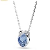  Dây Chuyền Swarovski Bella V pendant Round cut, Blue, Rhodium plated 5734232 