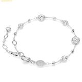  Vòng Tay , Lắc Tay Swarovski Imber bracelet Round cut, White, Rhodium plated 5696079 