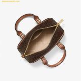  Túi Xách Michael Kors Thompson Extra-Small Signature Logo Convertible Satchel 35F5G7OC0B Nâu Logo 