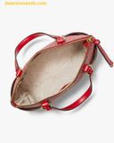  Túi Đeo Chéo MICHAEL KORS Sullivan Small Logo Top-Zip Tote Bag Đỏ Logo 