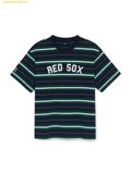  Áo Thun MLB Varsity Stripe Overfit Short Sleeve T-Shirt Boston Red Sox 3ATSV0353-43NYS 