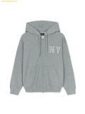  Áo Hoodie Zip MLB Coopers Back Big Logo Overfit Hoodie NY (D.Melange Grey) 3ATRB3044-50MGD 