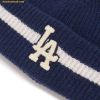  Mũ Len MLB Varsity Stripe Mid Beanie LA (Navy) - SKU: 3ABNM0536-07NYS 