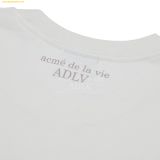  Áo Phông ADLV Fuzzy Rabbit Short Sleeve T-Shirt Trắng Kem 
