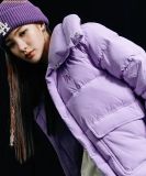  Áo Khoác Phao MLB Women's Wide Collar Short Padding LA (L.Lavender) 3FDJW0216-07LDL 