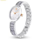  Đồng Hồ Swarovski Crystal Rock oval watch Swiss Made, Crystal bracelet, White, Stainless steel 5656878 
