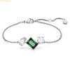 Vòng Tay, Lắc Tay Swarovski Mesmera bracelet Mixed cuts, Green, Rhodium plated 5668360
