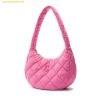  Túi Đeo Vai MLB Quilted Hobo Bag Medium CLE (Pink) 3ABQM0936-45PKS 