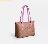  Túi Tote Coach Gallery Tote Bag In Signature Canvas CW381 