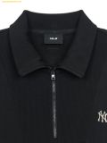  Áo Sweat MLB Basic Small Logo Fleece Half-zip Up Man-to-Man NY (Black) 3AMTB0546-50BKS 