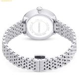  Đồng Hồ Swarovski Matrix tennis 7-link watch Swiss Made, Metal bracelet, Silver tone, Stainless steel 5673022 