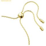  Vòng Tay, Lắc Tay Swarovski Iconic Swan Bracelet Swan, Small, Red, Gold-Tone Plated 5656841 