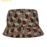  Mũ Bucket MLB Cube Monogram Bucket Hat B (D.Brown) 