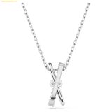  Dây Chuyền Swarovski Hyperbola pendant Mixed cuts, Twist, White, Rhodium plated 5689723 