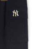  Quần Dài Túi Hộp MLB Women's Basic Stretch Fleece Cargo Wide Pants NY (Black) 3FWPB0746-50BKS 