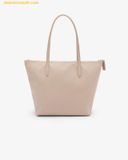  Túi Tote Lacoste Tote Bag - Size S NF2037PK Taupe Burgundy 