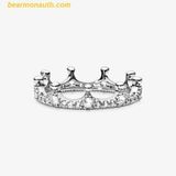  Nhẫn PANDORA White Sparkling Crown Ring silver 