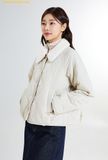  Áo Khoác SAPO Detachable collar lightweight quilted jacket Begi 