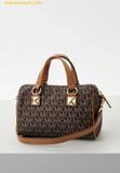  Túi Trống Michael Kors Grayson Bag And Keychain Nâu Logo 