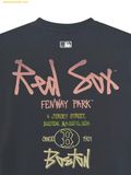  Áo Phông MLB Basic Street Color Letter Oversized Short Sleeve T-shirt Boston Red Sox D.Grey 3ATSB1563-43GRD 