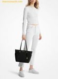  Túi Tote Michael Kors Charlotte Large Saffiano Leather Top-Zip Tote Bag Đen 35T0GCFT7L 